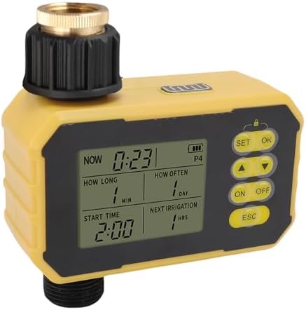 Eujgoov Solar Sprinkler Timer with Adjustable Solar Panel and Rain Sensor - Image 4