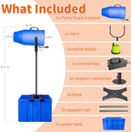 Foam Machine for Party, Party Foam Machine with Water Tank, Foam Cannon for Garden, Pool, Indoor, Birthdays, Celebrations, and Backyard Events (Blue) - Image 6