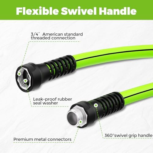 Garden Hose 100 ft x 5/8",Heavy Duty Water Hose - Image 3