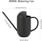 2Pcs Stainless Steel Watering Can with Long Spout 900ML Indoor Outdoor Plant Watering Pot - Image 2