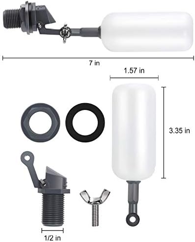 10 Pcs Stable Float Ball Valve Shut Off 1/2" Automatic Fill Feed Humidifier Tank Water - Image 5