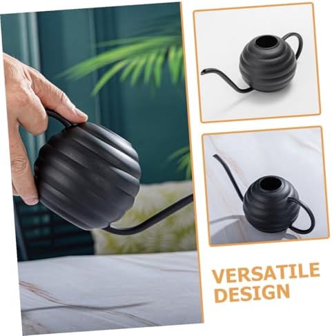 HOMSFOU Stainless Steel Watering Can 400ml Metal Long Spout Sprinkling Pot for Succulent Plants Indoor Outdoor Gardening - Image 3
