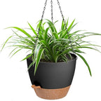 12 Inch Self Watering Hanging Planters for Indoor Outdoor Plants, 1 Pack by Vanslogreen