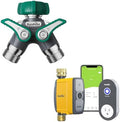 RAINPOINT Garden Hose Splitter 2 Way & WiFi Water Timer by RainPoint