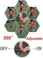 Garden supplies 50-800pcs Adjustable Irrigation Drippers Sprinklers 1/4'' Emitter Dripper Micro Drip Irrigation Sprinklers Nozzle(500 PCS) - Image 4