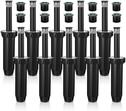 Chimmount 10 Pack 4 Inch Pop up Sprinkler Head, Compatible with 1800 Series by Unknown