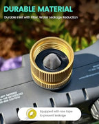RAINPOINT 2 Zone Water Timer with Brass Inlet and 3 Zone Water Timer with Brass Inlet and Outlet - Image 4