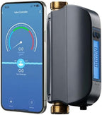 Water Flow Meter, 0.1gal/min Water Flow Monitor Alarm, Smart Water Valve 1" by SmartGarden