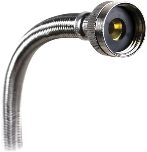 Certified Appliance Accessories Braided Stainless Steel Steam Dryer Installation Kit with 6-foot Fill Hose, 1-foot Inlet Adapter Hose, and Y-Connector - Image 4