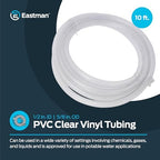 Eastman 1/2 Inch ID (5/8 Inch OD) PVC Clear Vinyl Tubing,10 Foot Length,98568,(Pack of 10) - Image 2