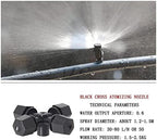Garden Lawn Sprinkler Irrigation System 20 Pieces of 4-Way Gray Garden Sprayer Adjustable Drip Nozzle with 4/7mm Three-Way Atomizing Flow Dripper Hose Drip Irrigation IT216 - Image 4