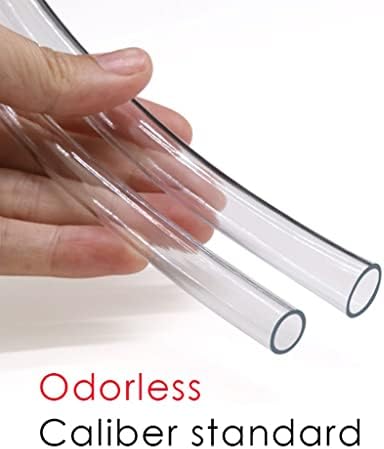 PVC Vinyl Tubing Lightweight Grade Clear Plastic Tube, Tubes Flexible Plastic Hose Line Pipe Oil Resistant Multipurpose Vinyl Hose (Color : 3m (9.84ft), Size : ID 18mm x 20mm OD) - Image 5