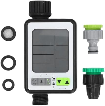 Sprinkler Timer, Digital Programmable Water Timer, Garden Hose with Rain Delay & Manual Mode, 3.2 Inch Screen, Ideal for Lawn, Potted Plants & Vegetable Plots Irrigation - Image 6