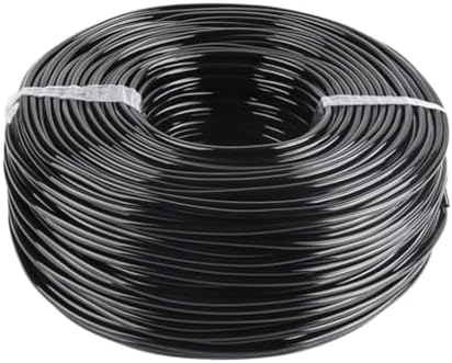 4/7mm Garden Watering Hose 1/4'' PVC Water Tubing Garden Auto Drip Irrigation Pipe, for Plant Watering and Misting Cooling(80m) by Unknown