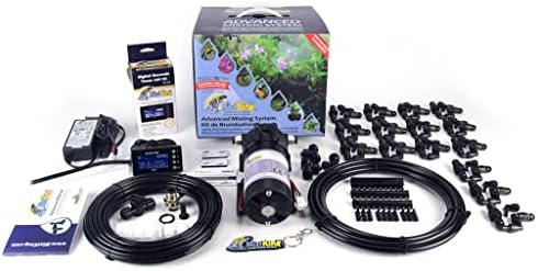 MistKing – Advanced Misting System (3/8” Backbone), 5th Gen | Used by Zoos, Institutions & Hobbyists | Expandable to 70 Nozzles | Fine Mist | 50 Micron Droplets | Upgraded Timer & Components | by MistKing