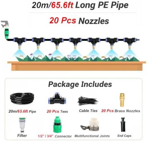 Water Misters for Cooling Outdoor Construction Sites, Gardens & Patio - Image 2