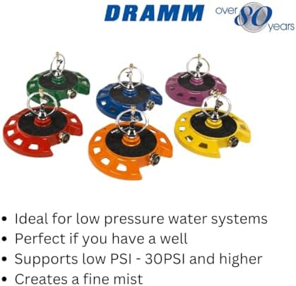 Dramm 15071 ColorStorm Spinning Sprinkler, Red - Image 2