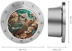 Mechanical Kitchen Timers for Cooking,Owl Printed 60 Minute Magnetic Countdown Timer,Cute Cooking Timers with Alarm,Stainless Steel Time Timer Manual No Batteries Required - Image 2