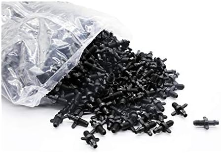 Garden Lawn Sprinkler Irrigation System 500Pcs 4/7 Mm Threaded Connector 1/4" Irrigation Connector Barb Fitting Drip Irrigation 4/7mm Garden Irrigation Barb Fitting - Image 4