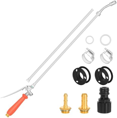 Professional 29 Inch Metal Garden Sprayed Nozzle Flexible Design for Car Washing Roof Hard to Reach Area Adjustable Length Hose Nozzle - Image 4