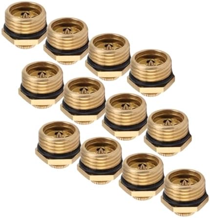 Brass Misting Nozzles, 1/2 Inch Adjustable Atomizers Dust Control Cooling - Image 2