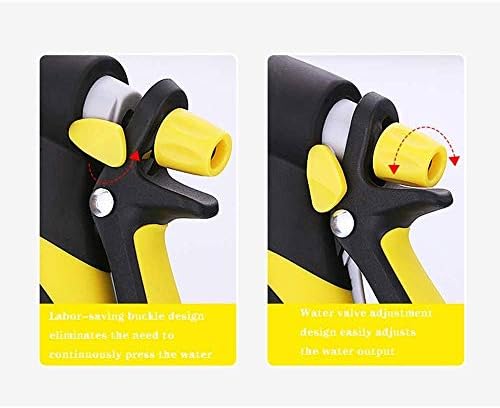 Hose Nozzle, Garden Spray Nozzle, 8 Patterns Thumb Control Heavy Duty Hose Nozzle - Image 6