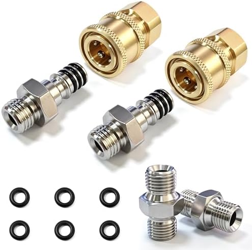 Airless Paint Sprayer Quick Connect Coupler, 1/4" Stainless Steel, 2-Pack by Unknown