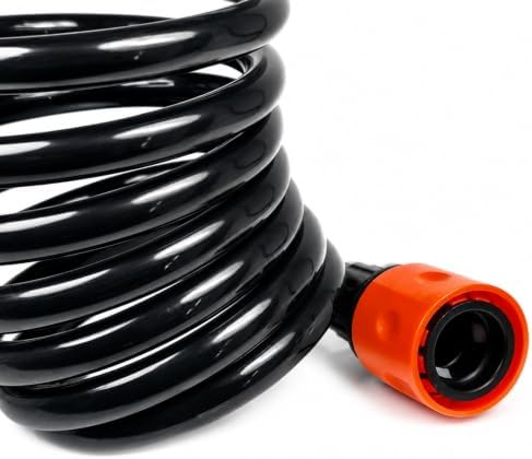 SEAFLO Portable 20' Hosecoil Washdown System, Coiled Hose Spray Gun, Adjustable Nozzle, Marine RV Boat Deck Cleaning System 4-Year Warranty - Image 3