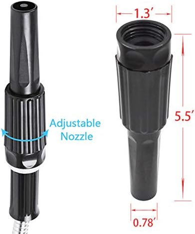 50FT Stainless Steel Hose Garden Water Hose Flexible Lightweight for Watering Yard Lawn Car Wash - Image 4
