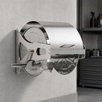 Wall-Mounted Hose Reel with Crank Stainless Hose Reel for Household Outdoor Water Tasks, Car Washing, L - Image 5