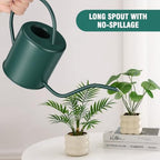 Plant Watering Can, 50 oz / 1500 ml Stainless Steel Metal - Modern Decorative with Long Spout for Indoor Potted Plants, Bonsai, Garden Flowers, Alpinegreen - Image 6