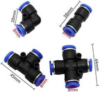 Garden Hose Connector 8 Mm Hose Connector Plastic Joint For Low Pressure Mist Cooling Nozzle Greenhouse Agriculture Misting System Connector 50 Pcs (Color : 3 way connector, Diameter : 8mm) - Image 3