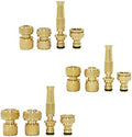 Garden Sprinkler Brass 1/2 Inch 5/8 3/4 Irrigation Water Gun Kit Adjustable Hose Car Washing Lawn Watering 1 Set(3I4 Hose) by Unknown