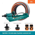 Osillating Lawn Sprinkler, 360° Automatic Rotating Garden Water Sprinkler for Yard Lawn Vegetable Garden Patio Irrigation(10m) - Image 6