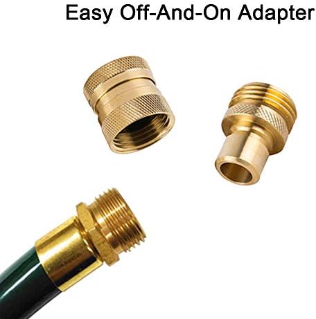 Garden Hose Quick Connect Brass Hose Quick Connectors Fitting For Garden Watering 3/4"GTH (3 Female Coupler+ 6 Male Nipples) - Image 2