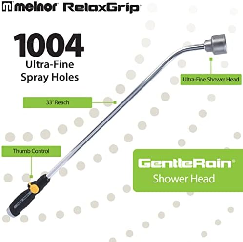 Melnor RelaxGrip 33 In Watering Wand: GentleRain Head, 1,004 Spray Holes - Image 3