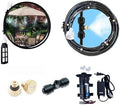 Misting Cooling System with Brass Fog Nozzles, Fog Cooling, Mist Irrigation System Kit, Misting Line with Copper Metal Mist Nozzles (Size : 26M(85.3ft)+42 nozzles) by Unknown