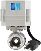 3/4" DN20 110-230VAC Normally Closed CF8/Stainless Steel 304 Motorized Electrical Ball Valve With U.S. Plug - Image 7