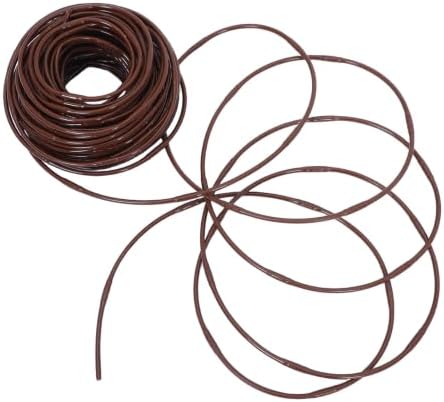 1/4 Inch Brown Drip Irrigation Tubing PVC Garden Watering Line 100ft by Unknown