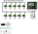 Home Garden Drip Watering Timer Controller with Automatic Irrigation Tubing for Indoor, Balconies, and Patios for Multi-Container Care Automatic Plant Watering Timer Controller Drip Irrigation - Image 3