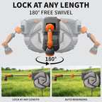 Xreel 33FT X 1/2in Retractable Garden Hose Reel - Image 3