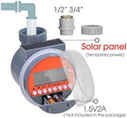 NURII Solar Powered Ball Valve Garden Digital Water Timer, Programmable Hose Sprinkler Controller Waterproof Auto Irrigation (Size : Type E) - Image 5
