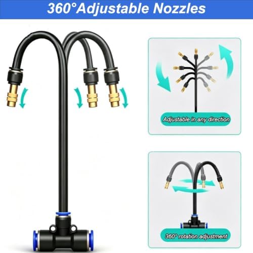 360° Adjustable Misting Cooling System for Garden/Lawn/Vegetation - Image 3
