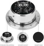 Mechanical Kitchen Timers for Cooking,Black and White Animal Printed 60 Minute Magnetic Countdown Timer,Cute Cooking Timers with Alarm,Stainless Steel Time Timer Manual No Batteries Required - Image 3