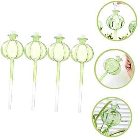 Cactus Shape Glass Watering Globe, 4pcs Automatic Plant Watering Stakes - Image 6
