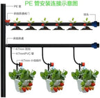 Drip Irrigation Emitters 400pcs Red Automatic Garden Dripper Micro Drip Irrigation Watering Emitter for 4/7mm Hose - Image 4