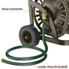 GOFORWILD Heavy Duty Steel Garden Hose Reel Cart with Wheels - Image 2