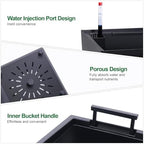 Garvee 22.5" Tall Planters Set of 2, Outdoor＆Indoor Planter Pots - Image 5