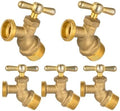5Pack Seelink 3/4" MIP x 3/4" MHT No-Kink Hose Bibb Valve by Seelink