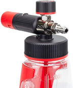 Maxshine Foam Cannon V2 | 1L Bottle with 1/4” Quick Disconnect & Brass Fittings | Adjustable Spray Pattern for Thick Clinging Foam | Professional Car Wash Pre-Soak & Auto Detailing Tool - Image 3